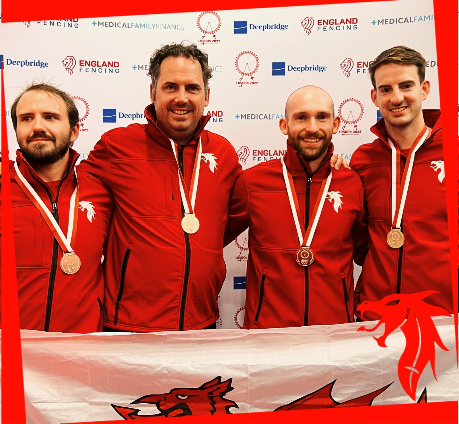 Men's Epee Team win Commonwealth Bronze